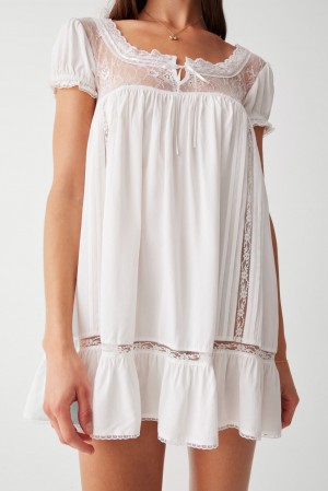 Frankies Bikinis Harmony Mini Dress Blanche | 0684DXRBM