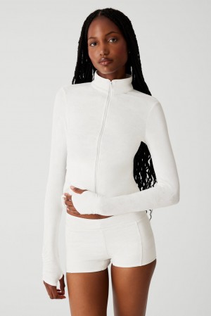 Frankies Bikinis Renee Zip Up Jacket Fleur | 9031PARDS